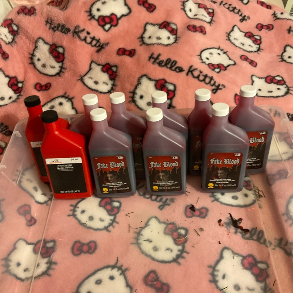 10 piece fake blood